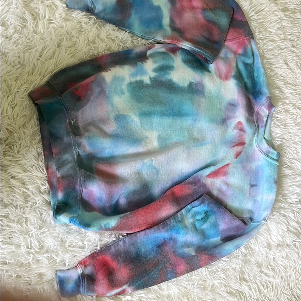 Colorful Tie-Dye Sweatshirt